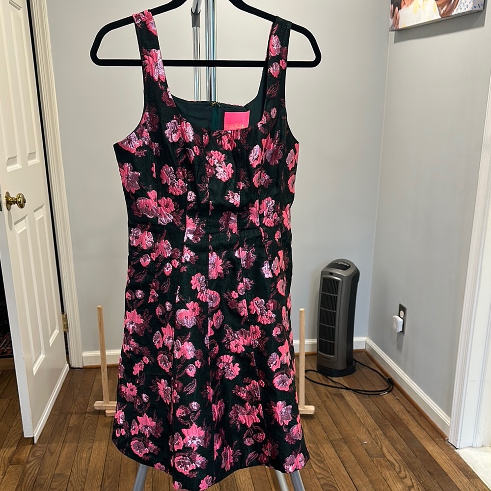 Lilly Pulitzer pink and Black dress